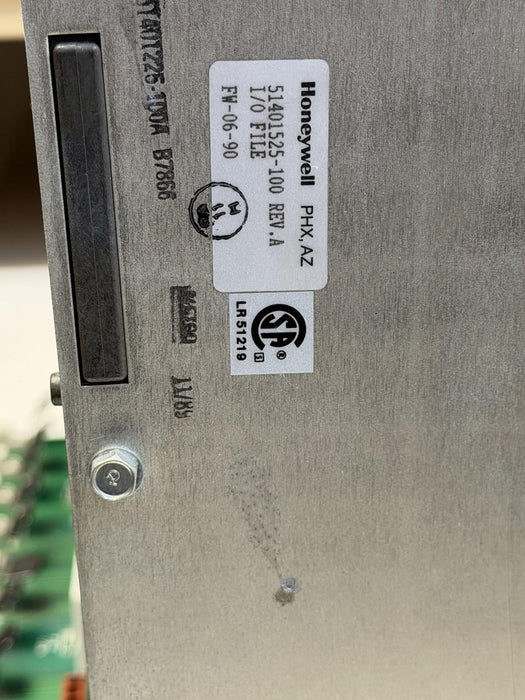 HONEYWELL 51401525-100 Rev A 15-Slot Chassis w/ (13) Digital & (2) Analog Module