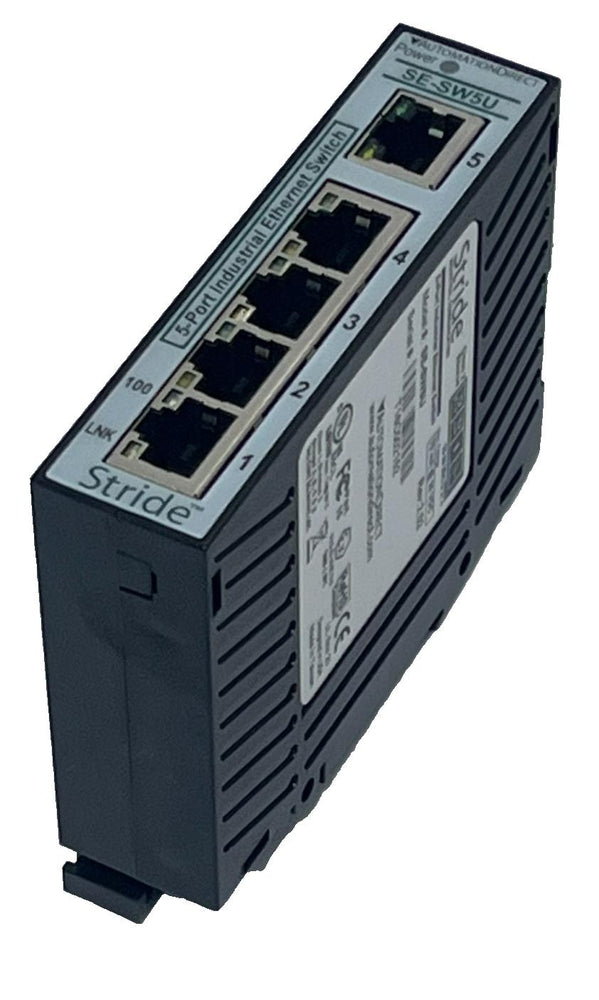 AUTOMATION DIRECT SE-SW5U 5-Port Unmanaged Industrial Ethernet Switch DIN Rail
