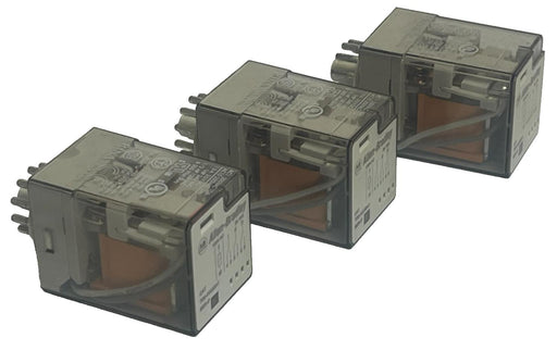 LOT OF 3 ALLEN-BRADLEY 700-HA33A1 SER. D CONTROL RELAY 3 N.O. 3 N.C.