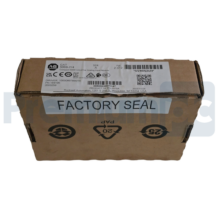 Allen-Bradley 5069-IY4 /A CompactLogix 5000 I/O Analog Input Module 4CH NSMP