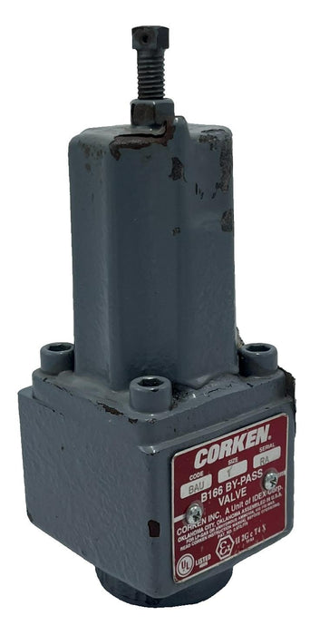 CORKEN B166 By-Pass Valve 1" NPT Ports Iron/Steel Industrial Relief Valve