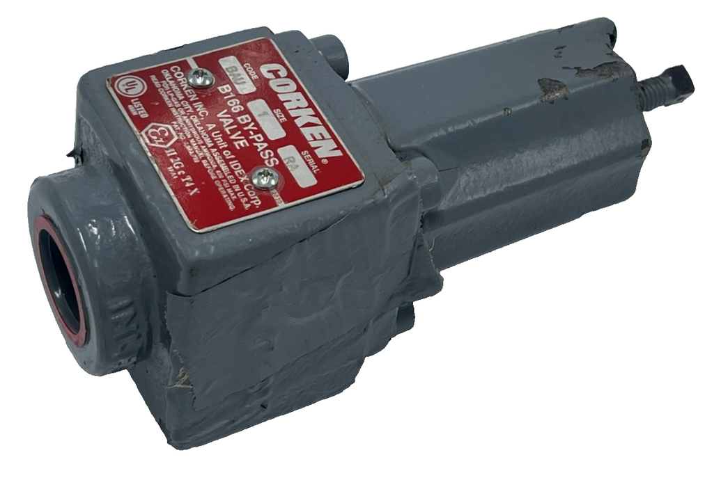 CORKEN B166 By-Pass Valve 1" NPT Ports Iron/Steel Industrial Relief Valve