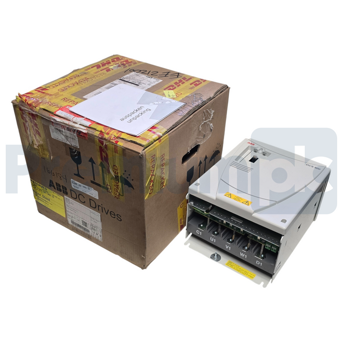 ABB DCS800-S02-0050-05 | DCS800-S02-0050-05-0 DC Drive 50A In 20HP @ 480V NSMP