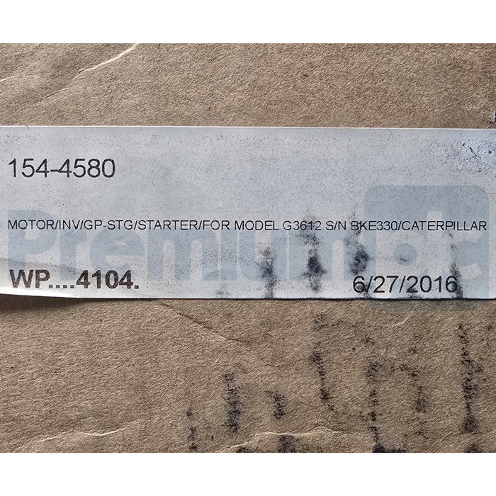 Caterpillar CAT 154-4580 | 1544580 Air Starter Motor GP-STG 20R-9950 for G3612