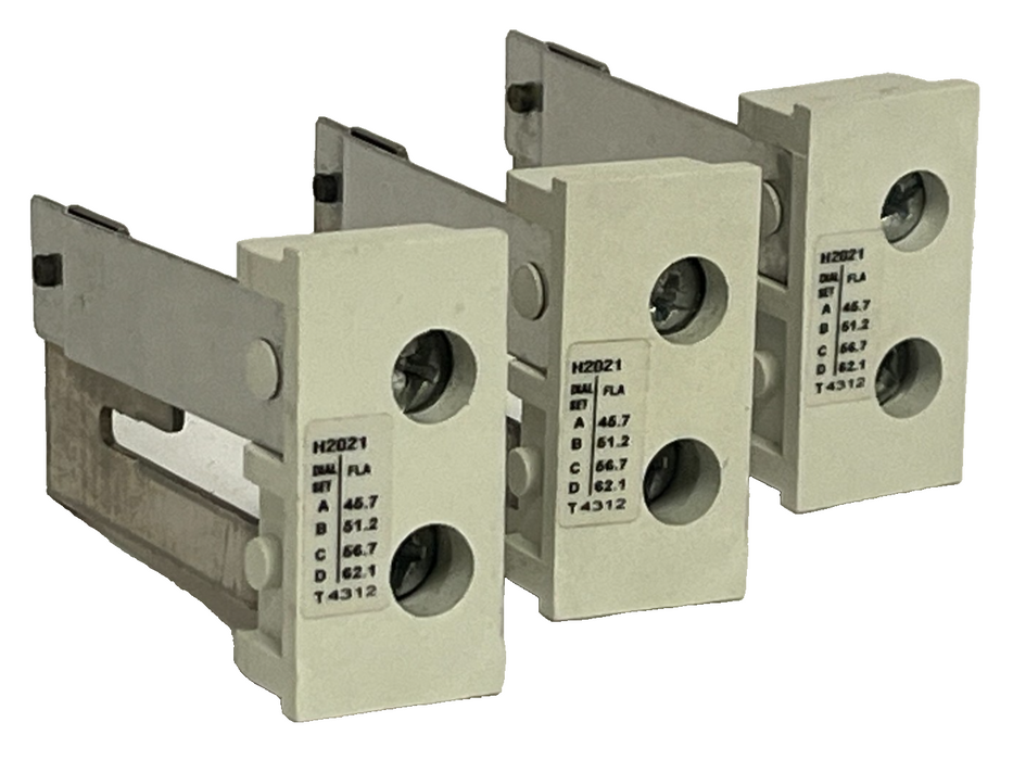 EATON H2021-3 Heater Pack Set of 3 45.7-62.1 Amp Freedom Series Overload Relay