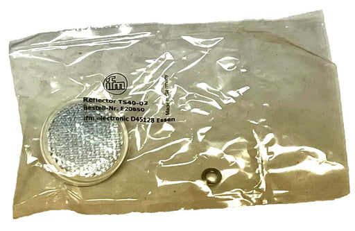 NEW IFM E20850 Reflector TS40-02 | Round 40mm Prismatic | Integral M5 Screw NSFS