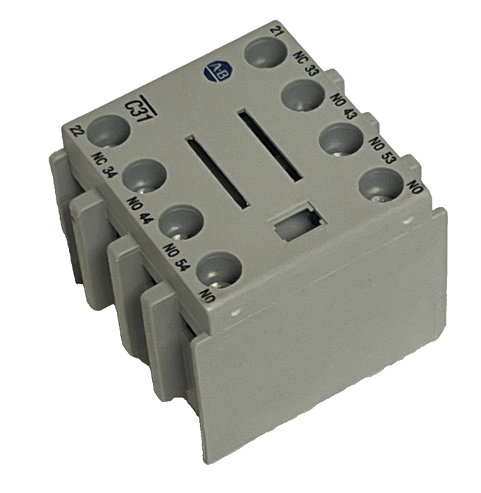 Allen-Bradley 100-FC31 Auxiliary Contact Block | Ser B 3NO/1NC Front Mount NSMP