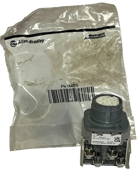 Allen-Bradley 800T-H2A Ser. T Selector Switch 2-Position Maint. 30mm Black NSNP