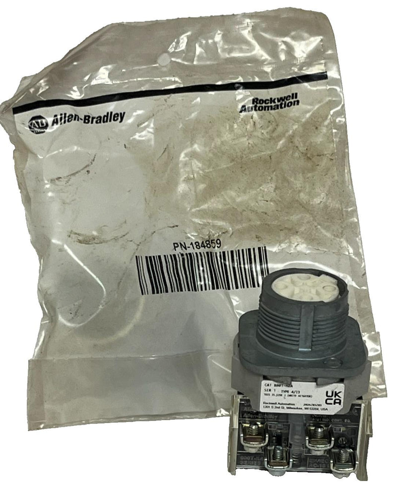 Allen-Bradley 800T-H2A Ser. T Selector Switch 2-Position Maint. 30mm Black NSNP