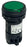 IDEC HW1P-1FQD-G-24V Pilot Light 22mm Green LED Indicator Flush Round 24V AC/DC