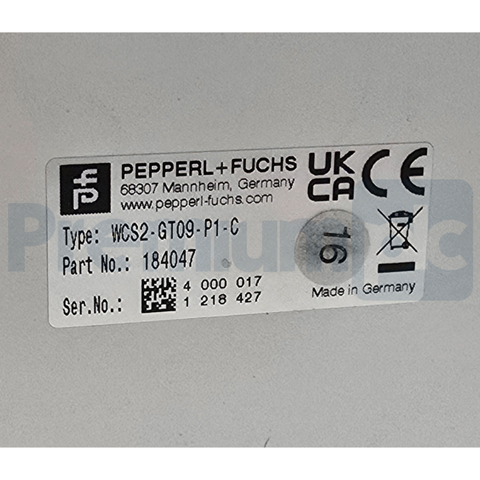 Pepperl+Fuchs WCS2-GT09-P1-C | 184047 WCS2 Guiding Trolley Powder-Coated NSMP