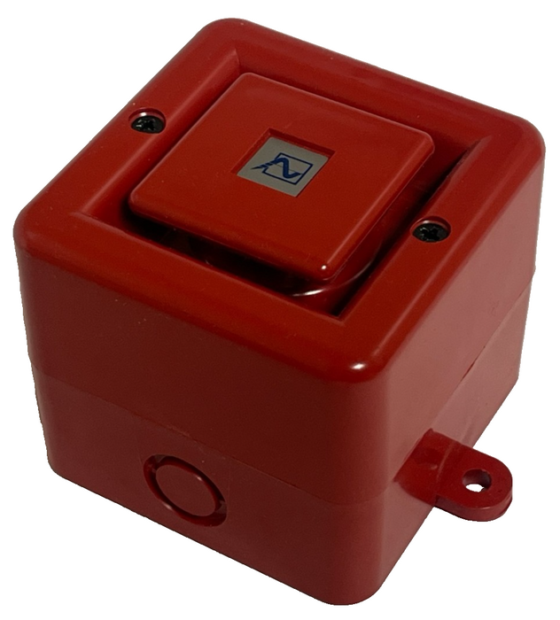 Pfannenberg PA-100 Schwington Electronic Sounder 10-30V DC - Gray/Red 100dB(A)