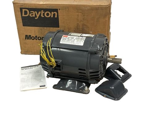 Dayton 2N982H Industrial Motor 2 HP 1750 RPM 3-Phase 230/460V ODP 182/4T