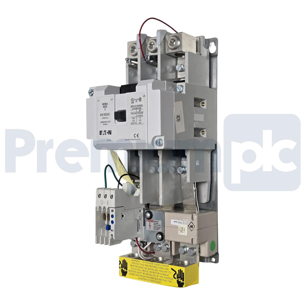 Eaton AN16SN0CB Freedom Series NEMA Size 5 Starter 270A 3P 440/480V Coil AN16SN0