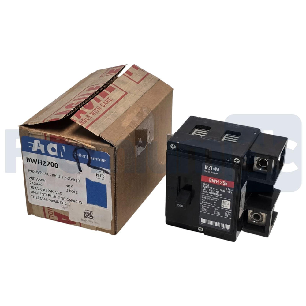 Eaton Cutler-Hammer BWH2200 BR Main Circuit Breaker 200A 2P 120/240V 25kA NSNP