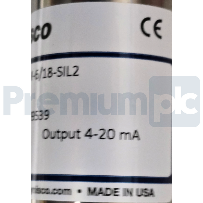 Dynisco PT4624-5M-6/18-SIL2 PT46X4 Pressure Sensor w/SIL2 0-5000psi 4-20mA NSMP