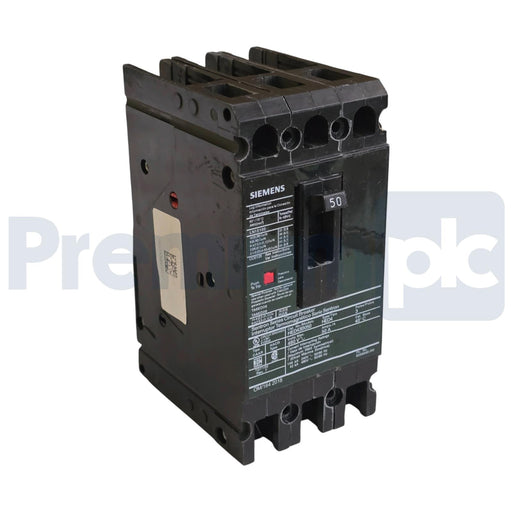 Siemens ITE HED43B050 Sentron ED Frame Circuit Breaker 50A 3-Pole 480V 42kA NSNP