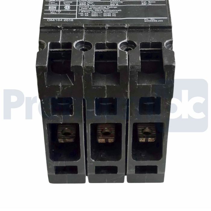 Siemens ITE HED43B050 Sentron ED Frame Circuit Breaker 50A 3-Pole 480V 42kA NSNP