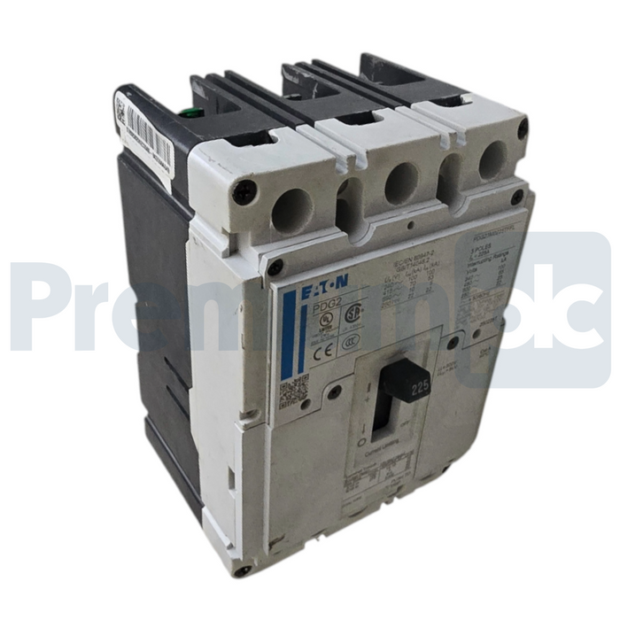 Eaton PDG23M0225TFFL PDG2 Power Defense 225A 3 Pole 600V Circuit Breaker USPI