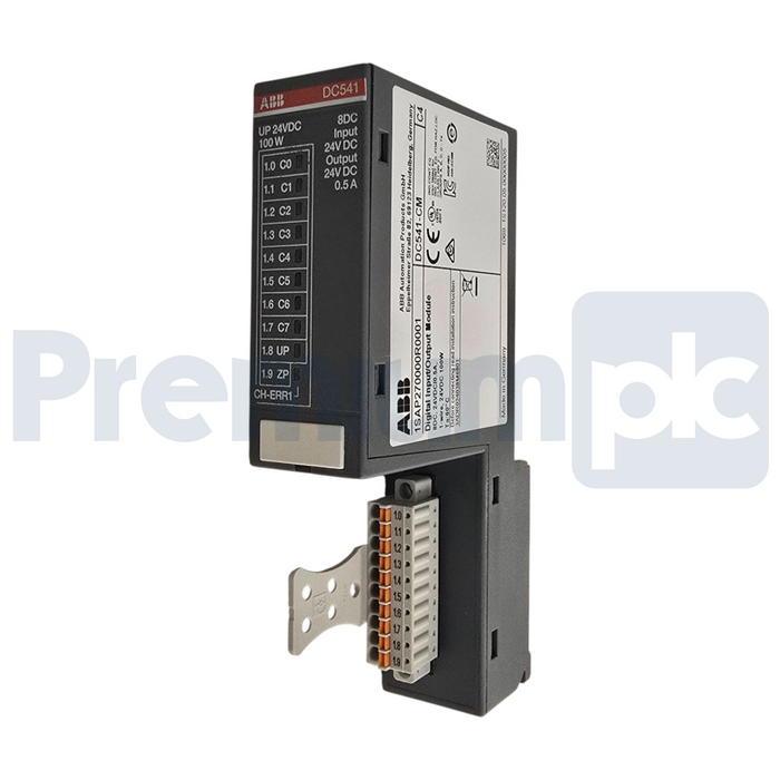 ABB DC541-CM | 1SAP270000R0001 AC500 Digital I/O Module 8 DI/DO 24VDC NSMP
