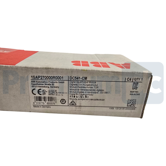 ABB DC541-CM | 1SAP270000R0001 AC500 Digital I/O Module 8 DI/DO 24VDC NSMP