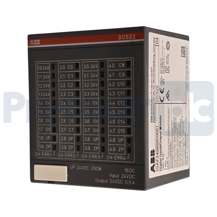 ABB 1SAP240600R0001 | DC522 S500 Digital Input/Output Module 16 DI/DO 24VDC NSMP