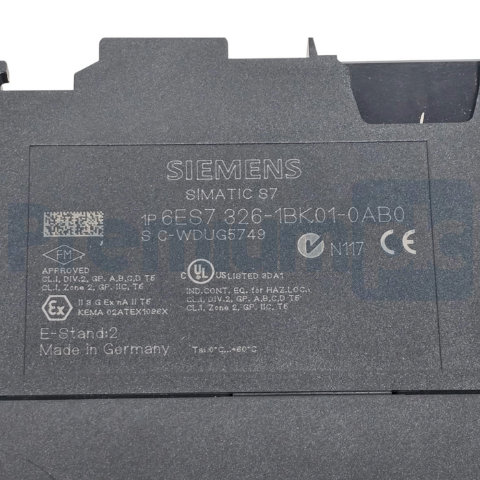 Siemens 6ES7326-1BK01-0AB0 SIMATIC S7-300 F-DI 24 Fail-Safe Digital Input Module