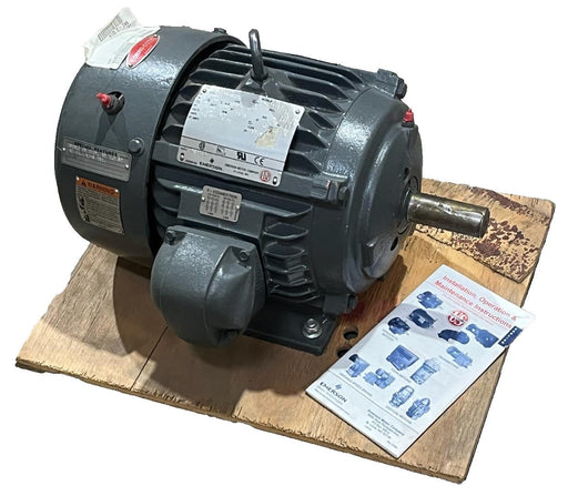 Emerson 5HP AC Motor 3515 RPM 230/460V Frame 184T Type TCE TEFC C5P1B 5839