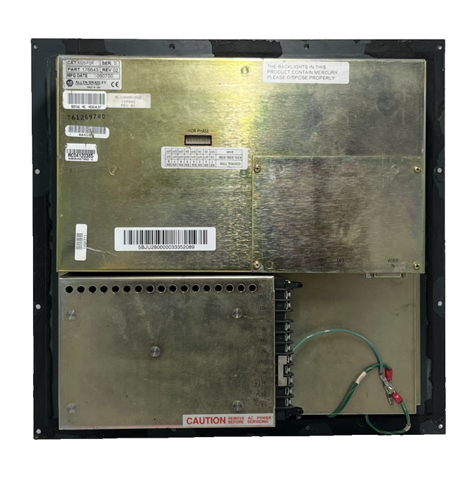 Allen Bradley 8520-FOP Series D Part 176643 Rev 02 9/Series Operator Interface
