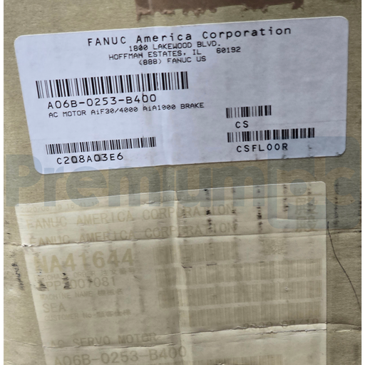 FANUC A06B-0253-B400 Alpha i αiF30/3000 AC Servo Motor w/24V  αiA1000 Brake NSFS