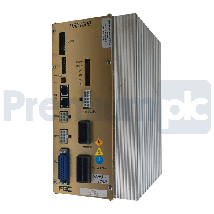 FEC Daiichi Dentsu SAN3-120S DSP1500 enFORCE Servo Press Controller AC 200-220V