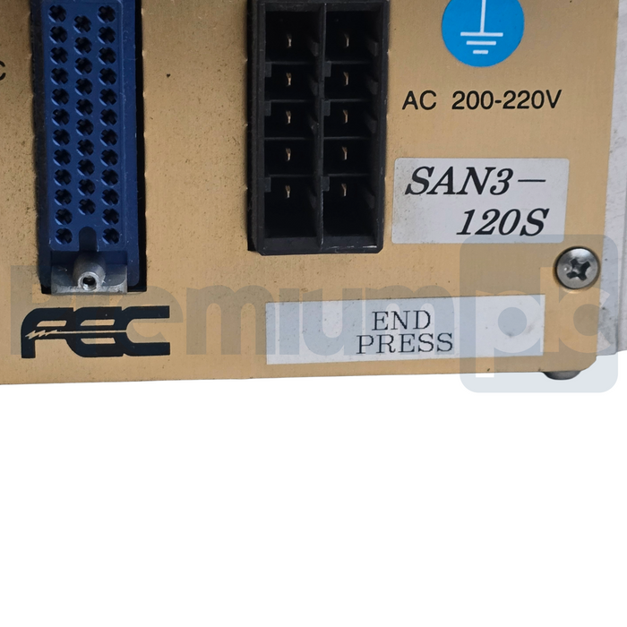 FEC Daiichi Dentsu SAN3-120S DSP1500 enFORCE Servo Press Controller AC 200-220V