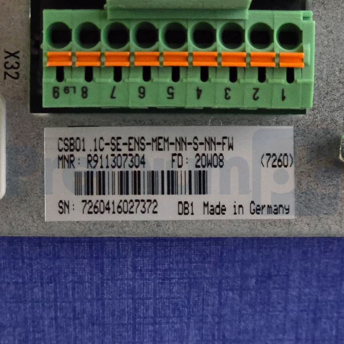 Rexroth CSB01.1C-SE-ENS-MEM-NN-S-NN-FW | R911307304 IndraDrive Axis Control Unit