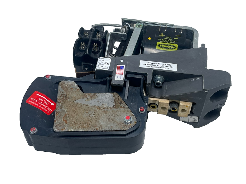 Hubbell HC14-193-100-582 DC Contactor | 1000A 600VDC | 125VDC Coil | Type 700