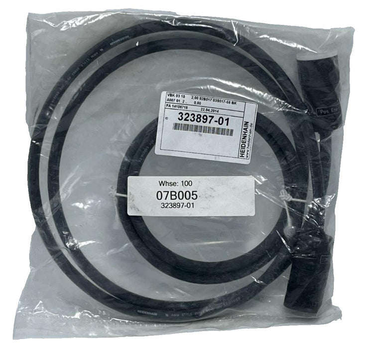 Heidenhain 323897-01 Extension Cable - M23 17-Pin Connector & Coupling