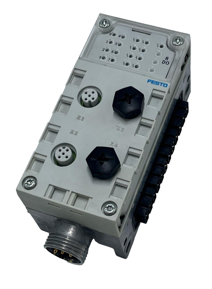 Festo CPX-AB-4-M12x2-5P-M3 (546997) with CPX-M-GE-EV Interlinking Block