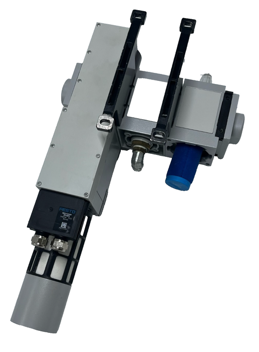 Festo MS6 Pneumatic Assembly: MS6-SV-1/2 Safety Valve + MS6-LFM Filter + MS6-FRM