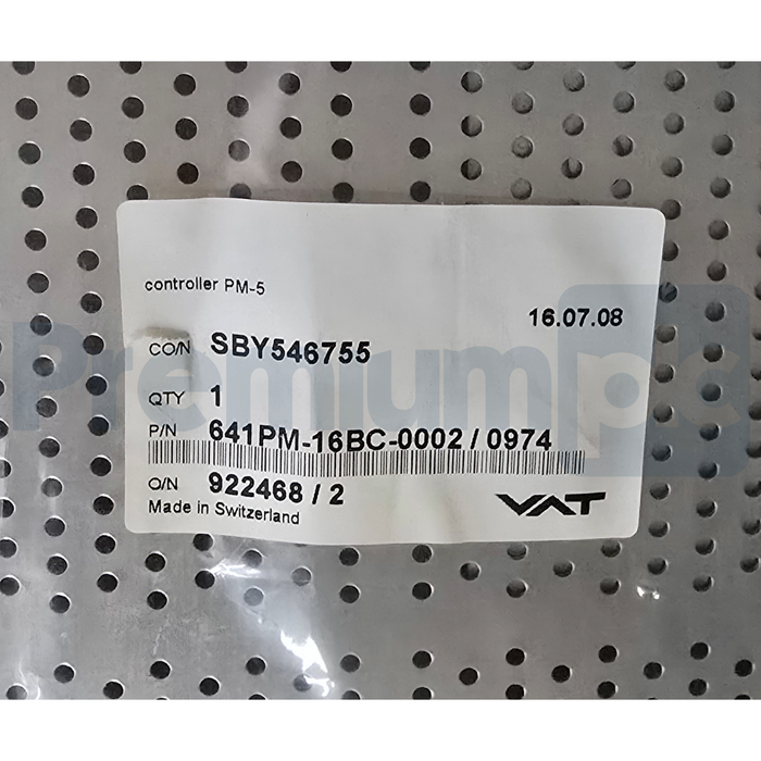 VAT PM-5 Adaptive Pressure Controller 641PM-16BC-0002/0974 225599 64PM.3I.00 NEW