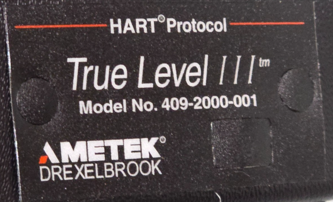 AMETEK Drexelbrook 409-2000-001 True Level III Level Control 409-1000 w/Probe