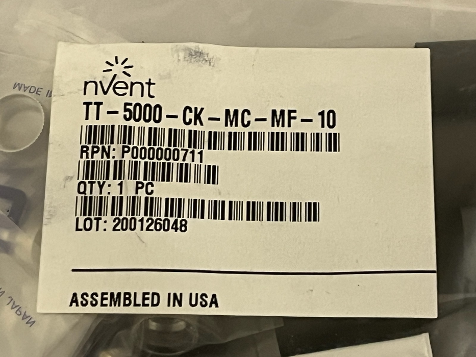 nVent RAYCHEM TraceTek TT5000-CK-MC-M/F-10 Field Installed Connector Kit (10 Pr)