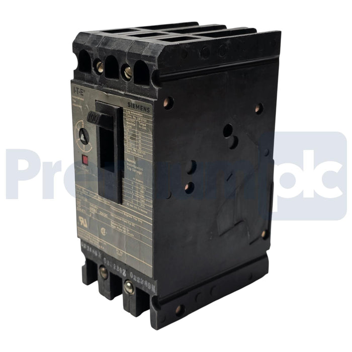Siemens I-T-E ED63A100 Sentron Circuit Breaker | 100A 600V 3P | ED6-ETI w/Trip