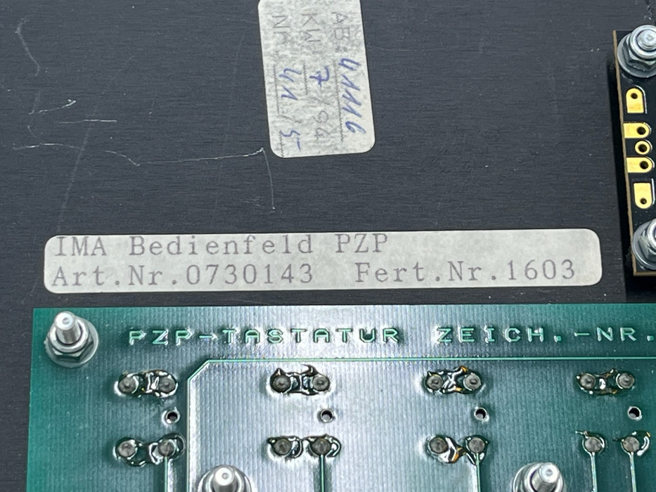 Imatronic IMA Bedienfeld PZP Control Panel | Art.Nr. 0730143 Industrial Op Unit