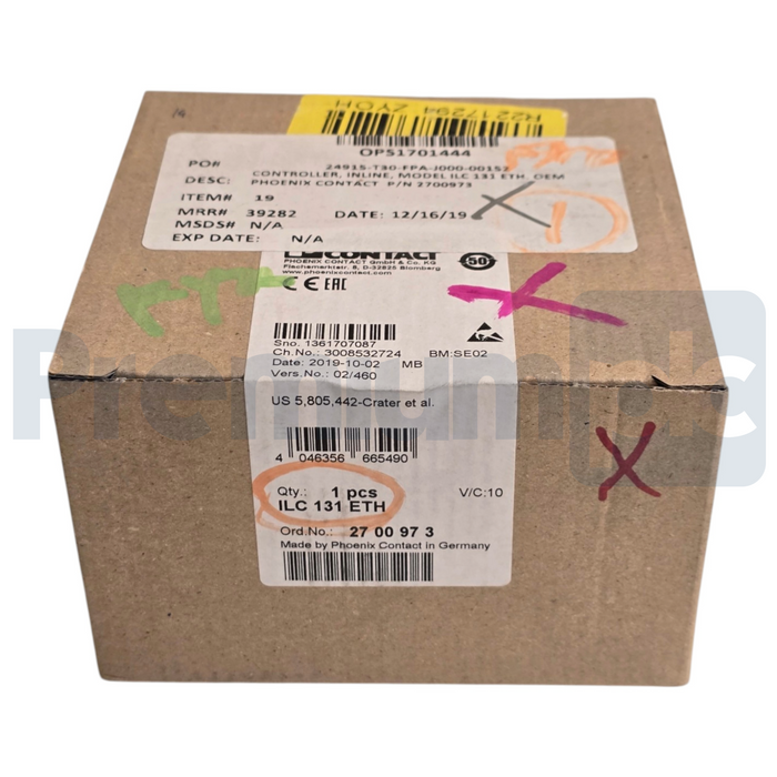 Phoenix Contact ILC 131 ETH | ILC131ETH Inline I/O Controller 2700973 NSFS
