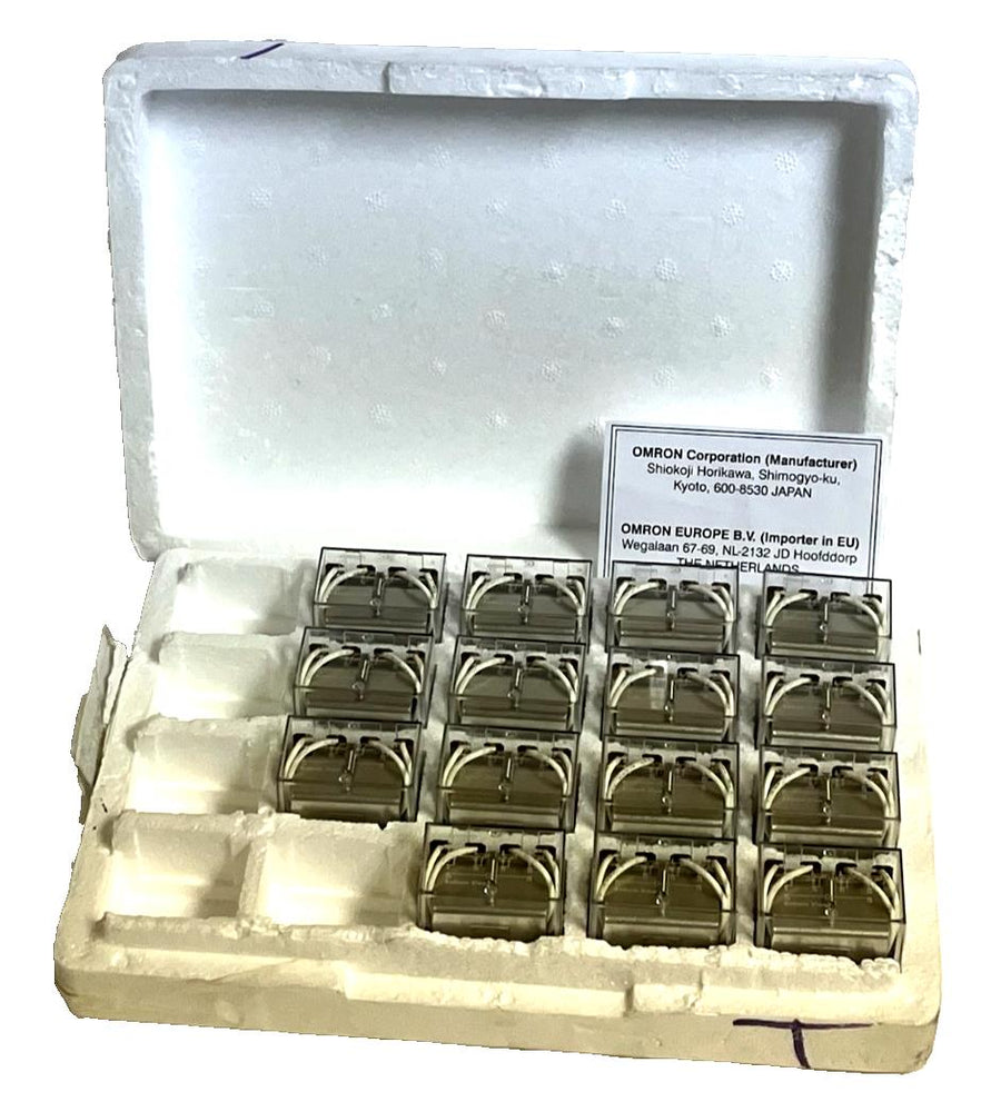 Lot of 15 Omron LY4-DC24 Power Relays | 24VDC 10A 4PDT | New Surplus Partial Box
