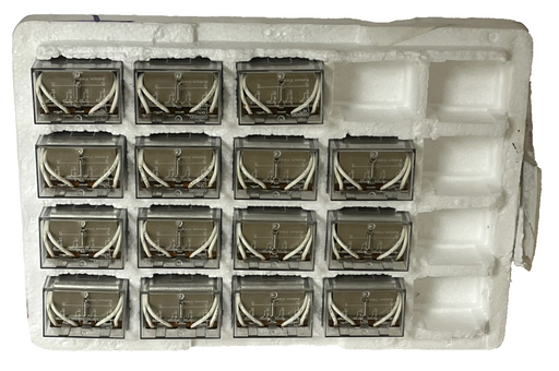 Lot of 15 Omron LY4-DC24 Power Relays | 24VDC 10A 4PDT | New Surplus Partial Box