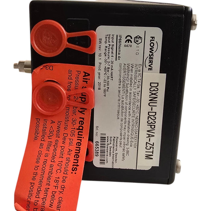 Flowserve PMV D3 Smart Valve Digital Positioner HART 4-20mA D3XNU-D23PVA-Z5TM