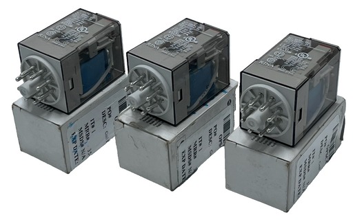 Lot of 3 Allen Bradley 700-HA32Z24 Ser. D Relays 24VDC 10A DPDT 8-Pin Octal Base