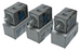 Lot of 3 Allen Bradley 700-HA32Z24 Ser. D Relays 24VDC 10A DPDT 8-Pin Octal Base