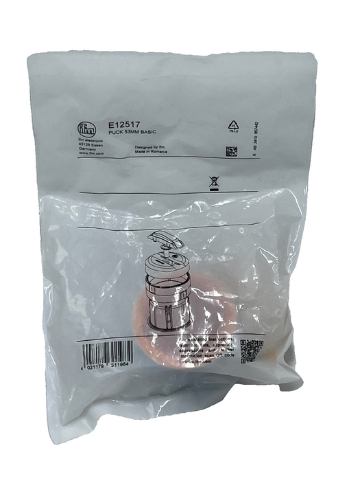 IFM UV0019 Valve Target Puck Kit - 80x30x20 w/ E12517 Puck, E12526 Spacer