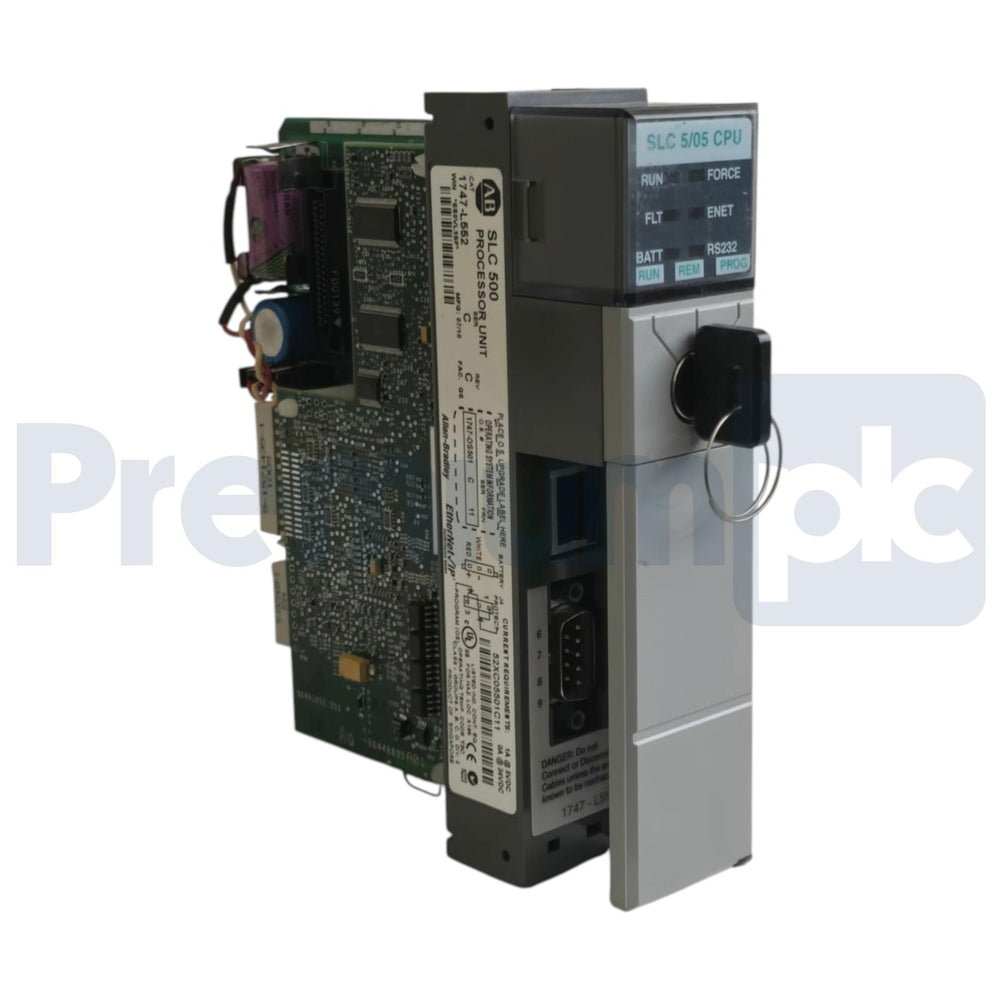 Allen Bradley 1747-L552 /C SLC 500 SLC 5/05 Processor 32K Ethernet/IP RS-232 CPU